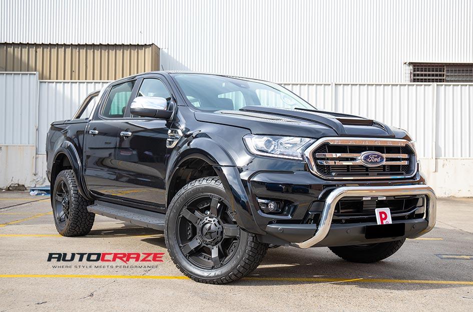 FORD RANGER MONSTER XD 2 MATTE BLACK
